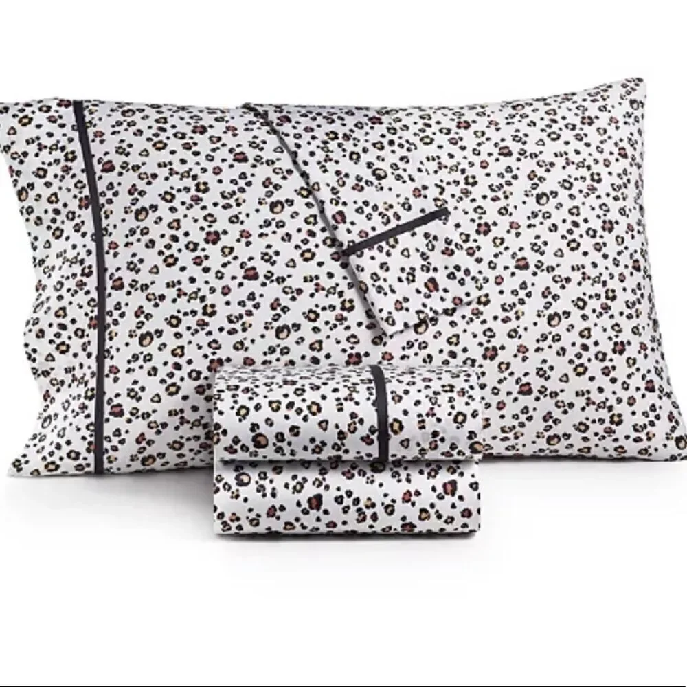 Whim By Martha Stewart leopard print Twin Sheets‎